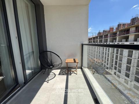 Bloc Nou! Durlești, str. Regina Elisabeta, 1 cameră + living. Euroreparație! Priveliște!: 10