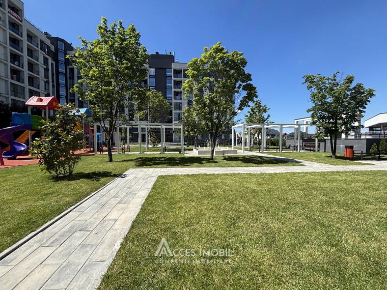 Bloc Nou! Durlești, str. Regina Elisabeta, 1 cameră + living. Euroreparație! Priveliște!: 14