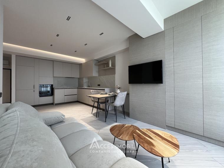 Estate Invest! Bloc Nou! Durlești, str. Ialoveni, 1 cameră + living. Euroreparație!: 2