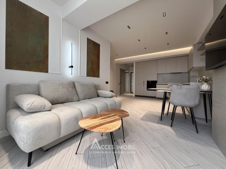 Estate Invest! Bloc Nou! Durlești, str. Ialoveni, 1 cameră + living. Euroreparație!: 3
