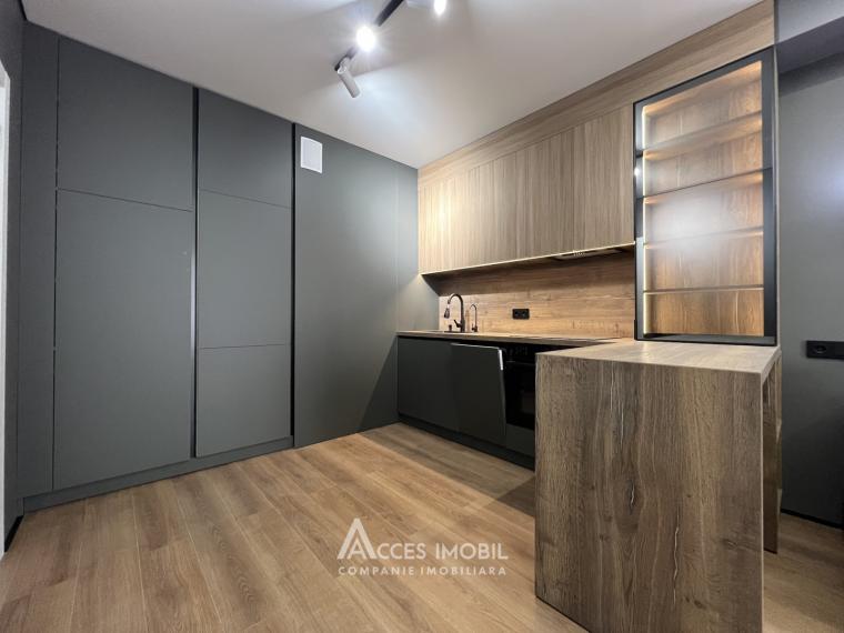Estate Invest! Bloc Nou! Durlești, str. Atelierilor, 1 cameră + living. Euroreparație! Încălzire autonomă!: 6