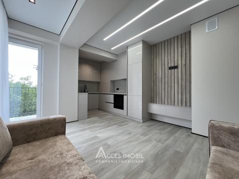 Estate Invest! Bloc Nou! Durlești, str. Atelierilor, 2 camere + living. Euroreparație!: 4
