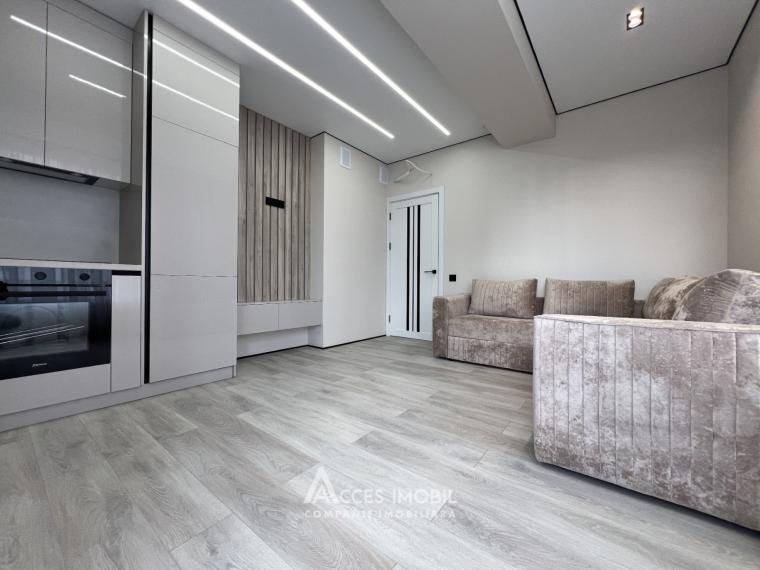 Estate Invest! Bloc Nou! Durlești, str. Atelierilor, 2 camere + living. Euroreparație!: 5