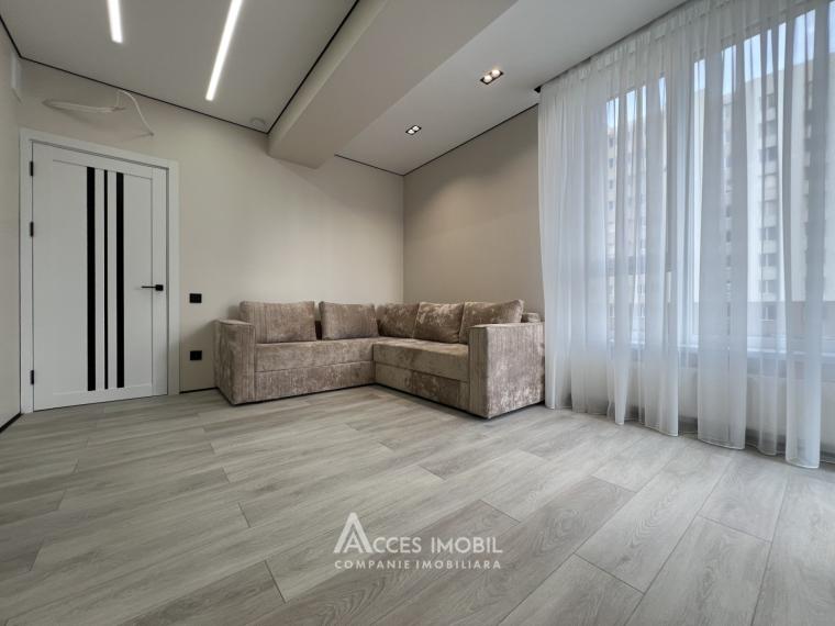 Estate Invest! Bloc Nou! Durlești, str. Atelierilor, 2 camere + living. Euroreparație!: 6