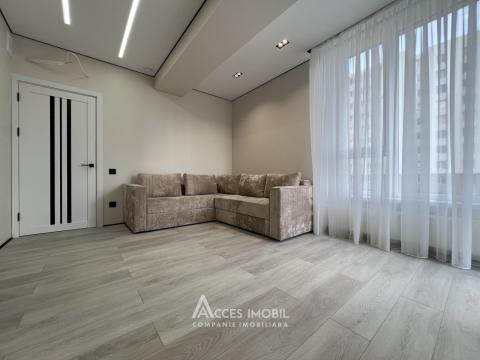 Estate Invest! Bloc Nou! Durlești, str. Atelierilor, 2 camere + living. Euroreparație!: 6