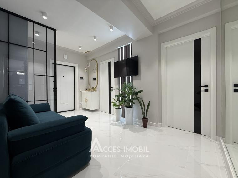 Varincom! Bloc Nou! Râșcani, bd. Renașterii, 2 camere + living. Euroreparație!: 4
