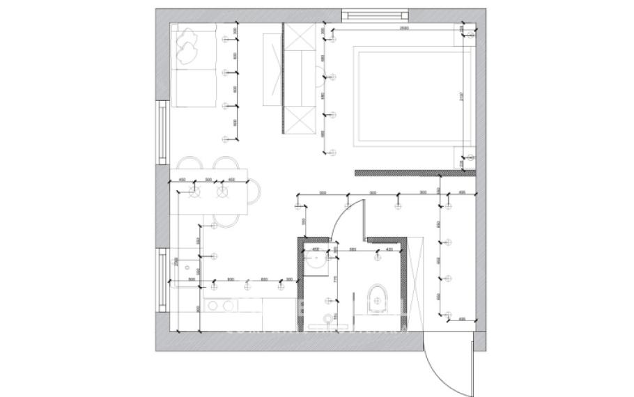 Centru, str. George Coșbuc, 1 cameră + living. Euroreparație!: 9