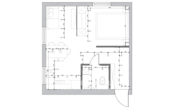 Centru, str. George Coșbuc, 1 cameră + living. Euroreparație!: 9