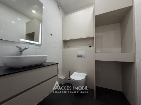 Exfactor! Bloc Nou! Sculeni, str. Calea Ieșilor, 3 camere + living. Euroreparație!: 9