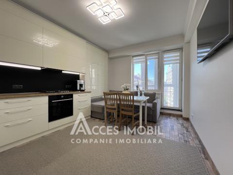 Bloc Nou! Buiucani, bd. Alba Iulia, 1 cameră + living. Euroreparație!: 2