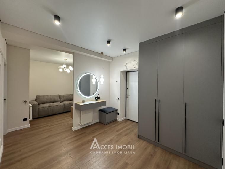 Astercon! Bloc Nou! Dumbrava, str. Durlești, 2 camere + living. Euroreparație!: 5