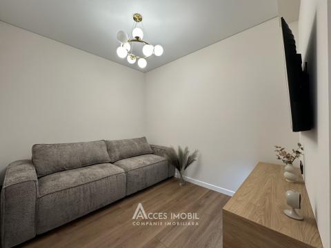Astercon! Bloc Nou! Dumbrava, str. Durlești, 2 camere + living. Euroreparație!: 6