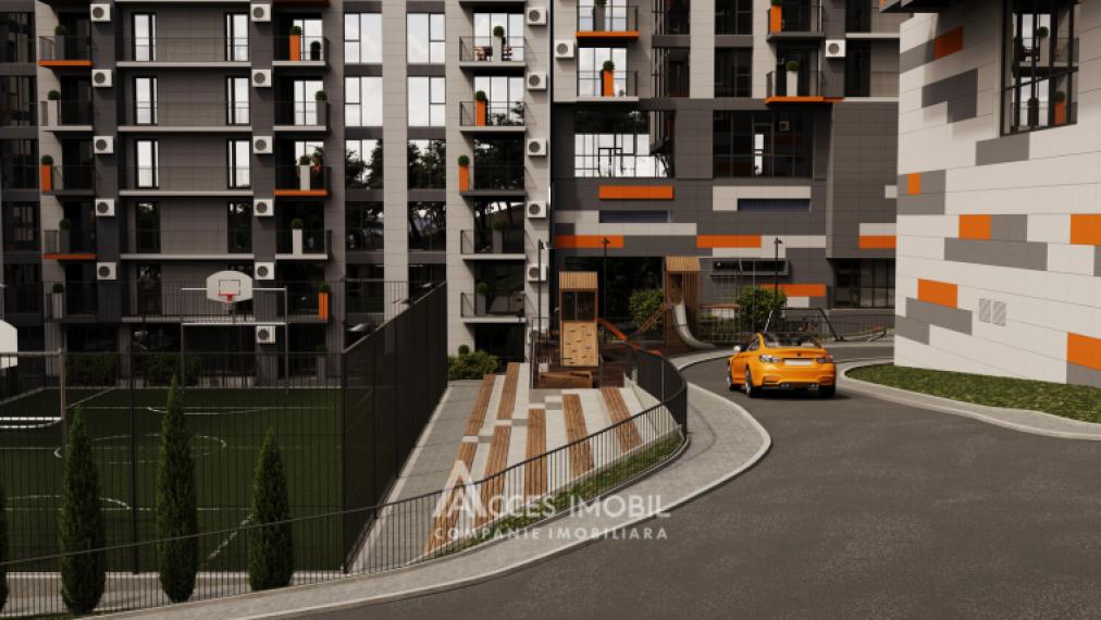 Solomon Construct! Botanica, str. Grenoble, 3 camere + living. Varianta albă! GRENOBLE RESIDENCE!: 3