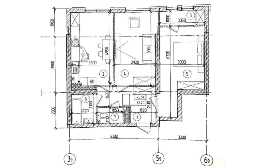 SKyHouse! Ботаника, шос. Мунчешть, 2 комнаты! Белый Вариант!: 4