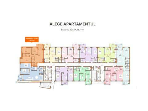 Solomon Construct! Botanica, str. Grenoble, 3 camere + living. Varianta albă! GRENOBLE RESIDENCE!: 5