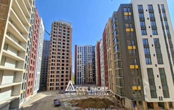 SkyHouse! New Block! Botanica, Cetatea Alba Street, 2 rooms + living room. White version! Autonomous heating!: 1