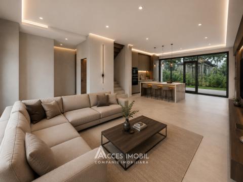 Таунхаус в 2 уровня! Кодру, ул. Скиноаса-Вале, 3 комнаты + гостиная, 173м² + 2 сотки.: 12