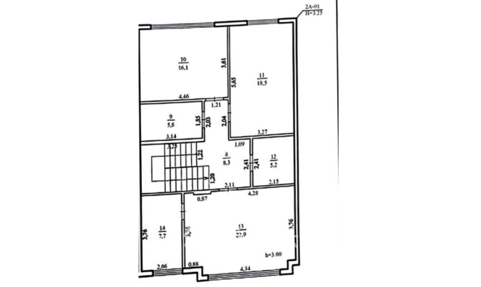 Таунхаус в 2 уровня! Кодру, ул. Скиноаса-Вале, 3 комнаты + гостиная, 173м² + 2 сотки.: 15