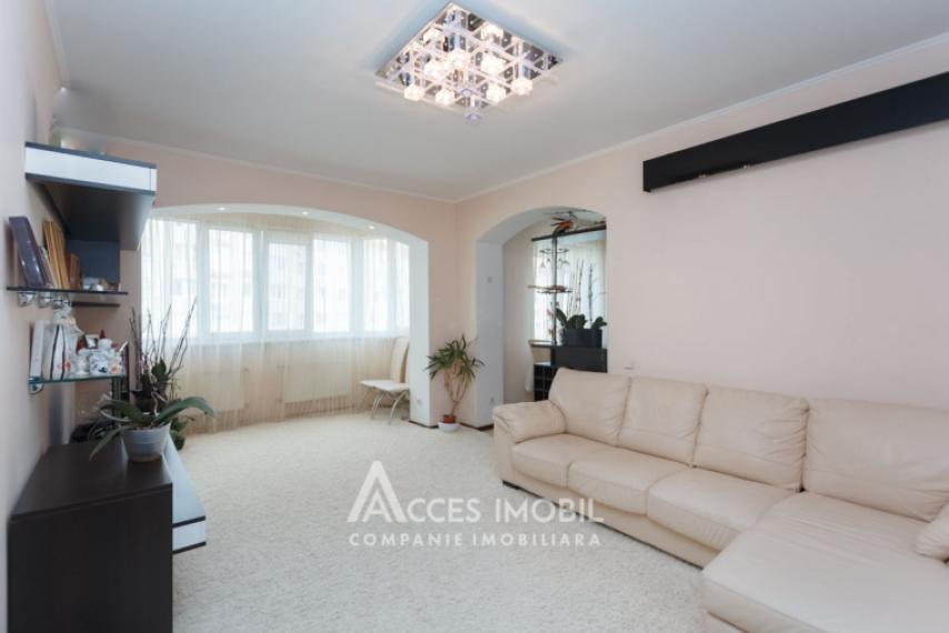 Bloc Nou! Botanica, str. Grenoble, 3 camere + living. Euroreparație! Încălzire autonomă!: 0
