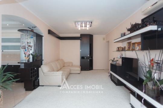 Bloc Nou! Botanica, str. Grenoble, 3 camere + living. Euroreparație! Încălzire autonomă!: 1