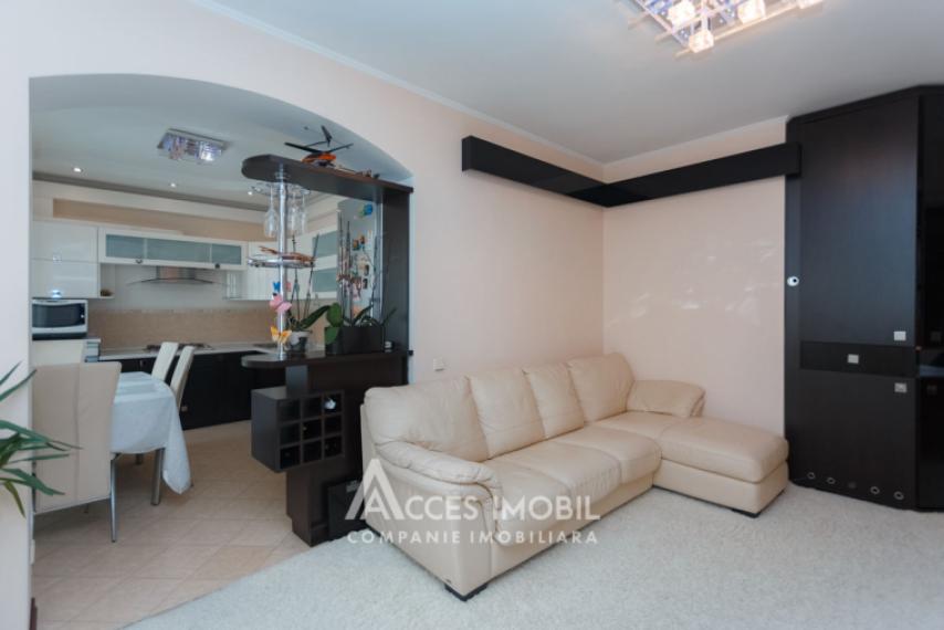 Bloc Nou! Botanica, str. Grenoble, 3 camere + living. Euroreparație! Încălzire autonomă!: 4