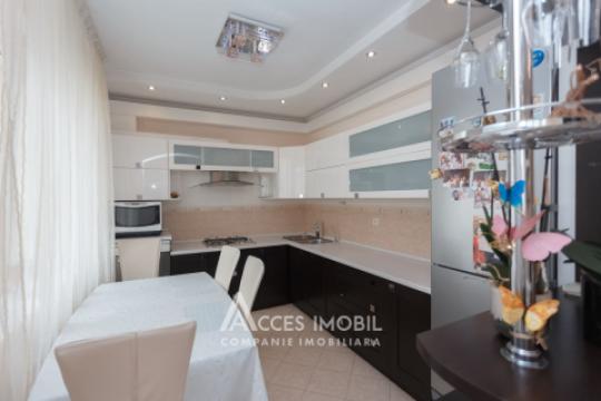 Bloc Nou! Botanica, str. Grenoble, 3 camere + living. Euroreparație! Încălzire autonomă!: 6