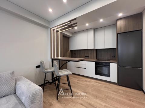 Estate Invest! New Block! Durlești, Ialoveni street, 1 room + living room. Eurorepair! View!: 7