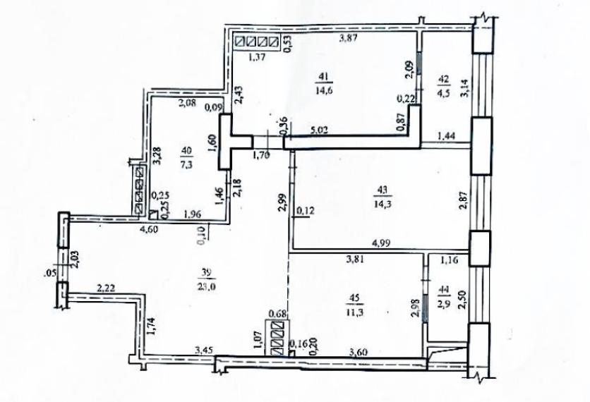 Loid! Bloc Nou! Botanica, bd. Cuza-Vodă, 2 camere + living. Varianta albă!: 10