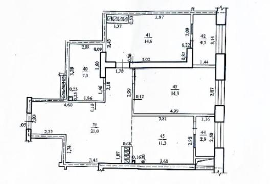 Loid! Bloc Nou! Botanica, bd. Cuza-Vodă, 2 camere + living. Varianta albă!: 10