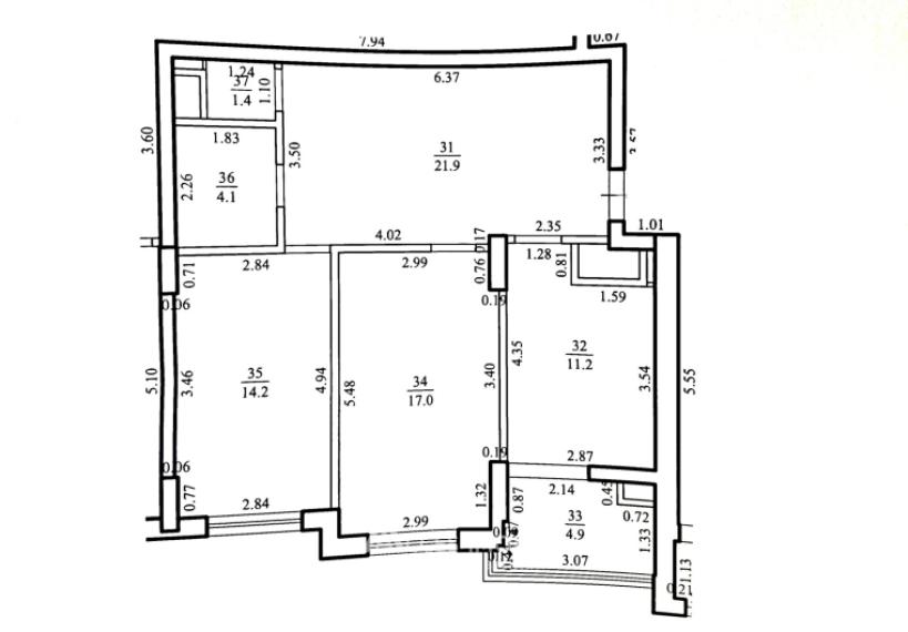 Exfactor! New Building. Buiucani, Vasile Lupu Street, 2 rooms + living room. White version!: 11
