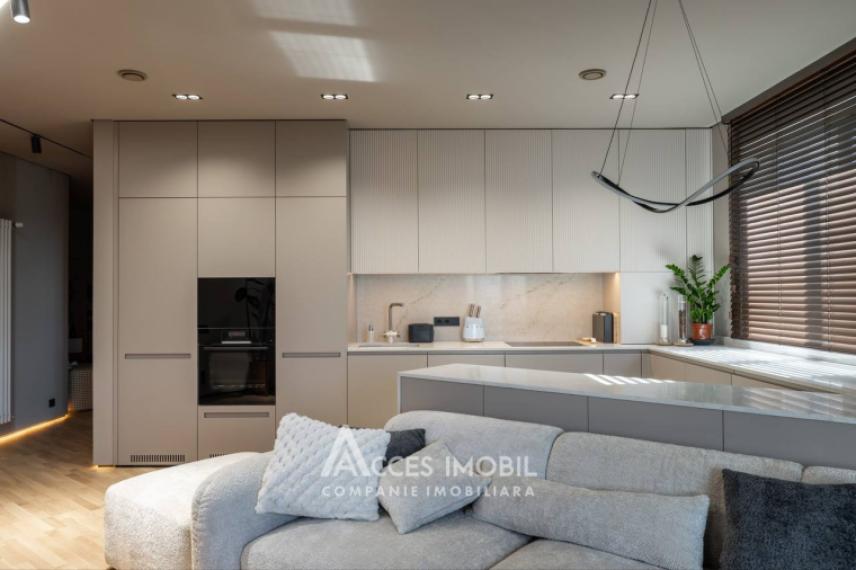Bloc Nou! Centru, str. Moara Roșie, 2 camere + living. Euroreparație! Localizare de mijloc!: 2
