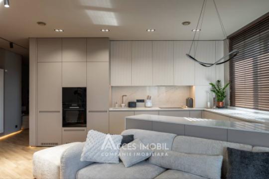 Bloc Nou! Centru, str. Moara Roșie, 2 camere + living. Euroreparație! Localizare de mijloc!: 2
