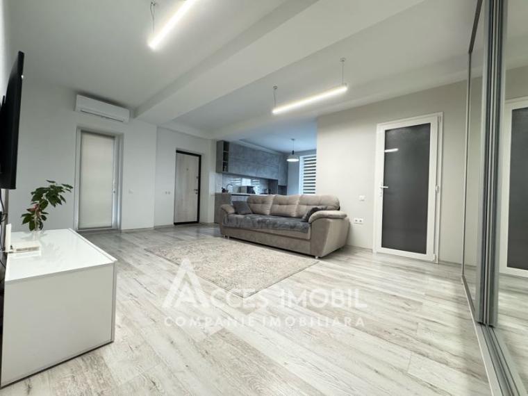 Chirie! Bloc Nou! Durlești, str. Ivan Miciurin, 2 camere + living. Euroreparație!: 6