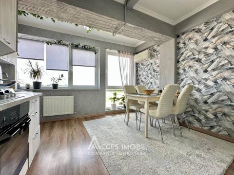 New Block! Stăuceni, Unirii Street, 1 room + living room. Eurorepair! Autonomous heating!: 2