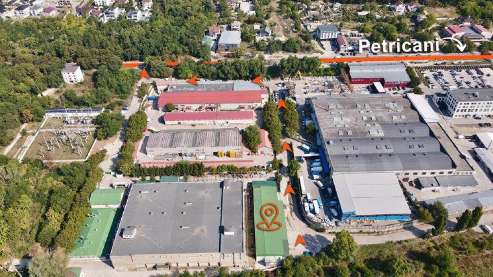 Râșcani, str. Petricani, Spațiu comercial 762m². Reparație medie!: 0