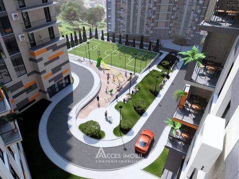 Solomon Construct! Botanica, str. Grenoble, 3 camere + living. Varianta albă! GRENOBLE RESIDENCE!: 6