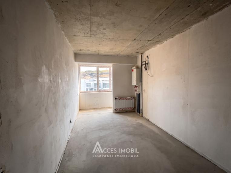 Hora Village! New Block! Buiucani, Bisericii street, 1 room + living room. White version! Autonomous heating!: 2