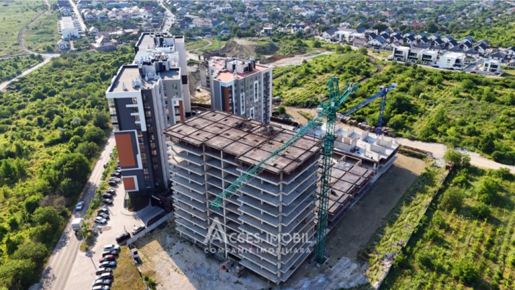 Estate Invest! Bloc Nou! Telecentru, str. Ialoveni, 2 camere + living. Localizare de mijloc!: 3