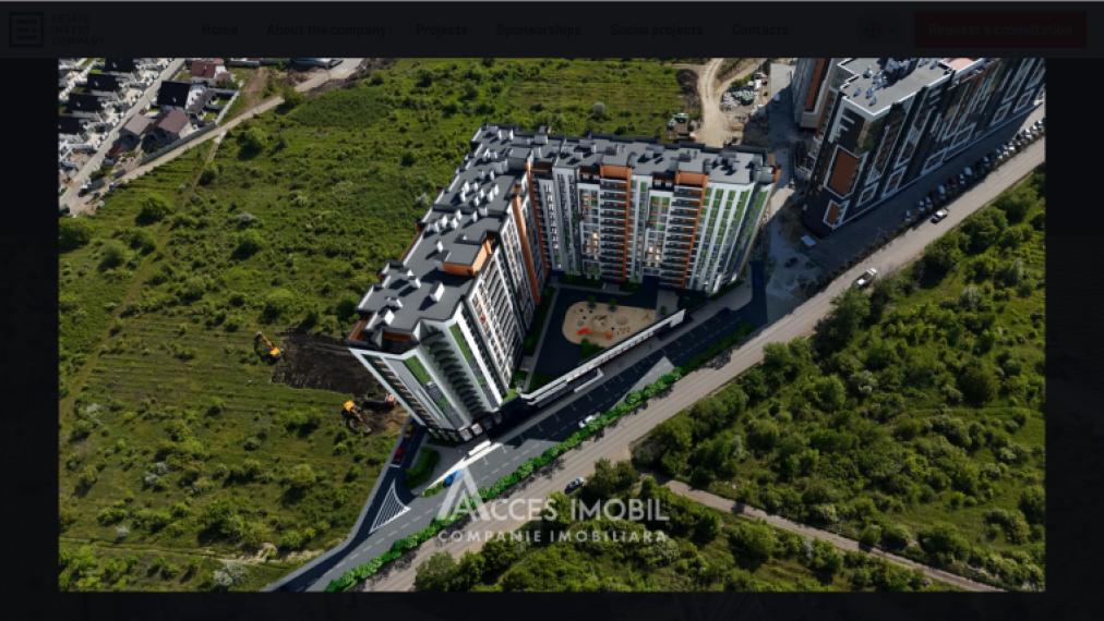 Estate Invest! New Block! Telecentru, Ialoveni street, 1 room + living room. Autonomous heating!: 3