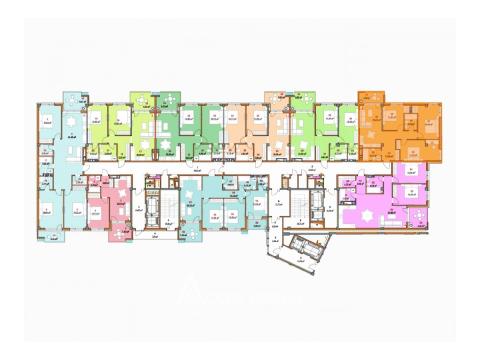 Solomon Construct! Botanica, str. Grenoble, 3 camere + living. Varianta albă! GRENOBLE RESIDENCE!: 12