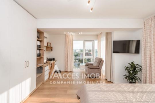 Artima! Bloc Nou! Buiucani, str. Ghenadie Iablocikin, 2 camere + living. Euroreparație! Priveliște!: 4