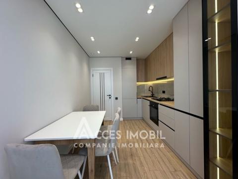 Solomon Construct! Bloc Nou! Telecentru, str. Ialoveni, 2 camere + living. Euroreparație! Priveliște!: 1