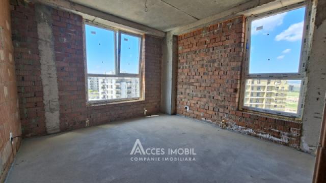 Satul German! Bloc Nou! Botanica, str. Dacia, 2 camere + living. Priveliște panoramică! Încălzire autonomă!: 3