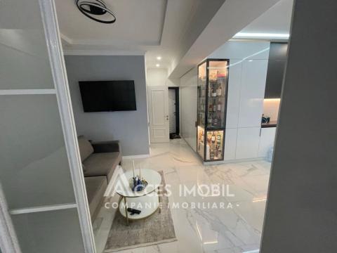 Chirie! Bloc Nou! Râșcani, str. Nicolae Dimo, 1 cameră + living. Reparație Premium! Încălzire autonomă!: 4