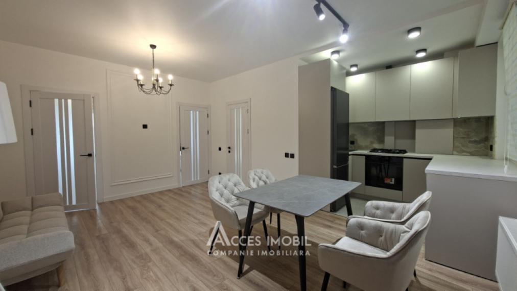 Bloc Nou! Ialoveni, str. Grigore Vieru, 2 camere + living. Euroreparație!: 5
