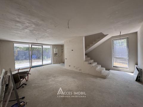 Таунхаус в 3 уровня! Дурлешты, ул. Кодрилор, 4 комнаты + гостиная, 250м² + 2 сотки. Белый вариант! Автономное отопление!: 1