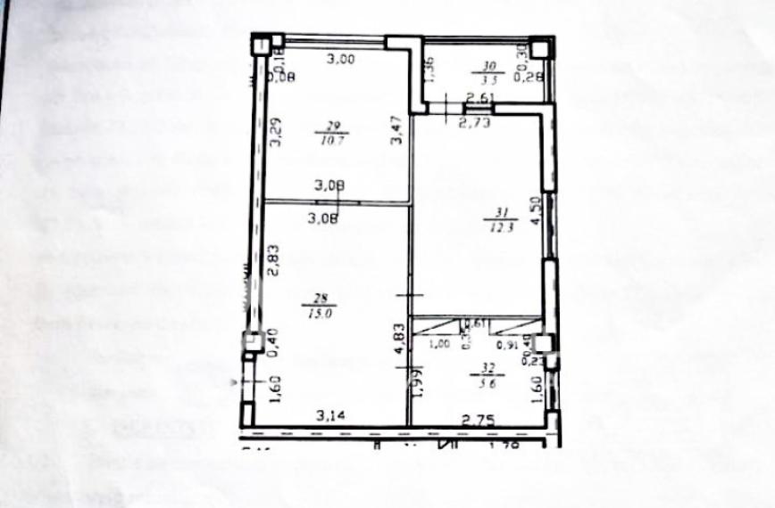 New Block! Poșta Veche, Bariera Orhei street, 1 room + living room. White version!: 12