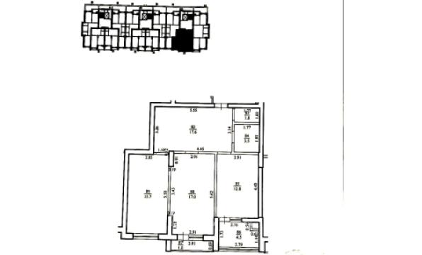 Exfactor! Bloc Nou! Aeroport, str. Dacia, 2 camere + living. Varianta albă! Localizare de mijloc!: 2