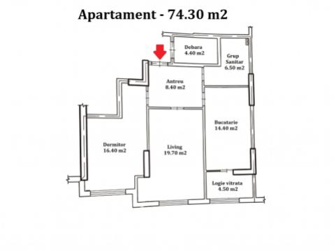 Inamstro! Bloc Nou! Buiucani, str. L. Deleanu, 2 camere. Localizare de mijloc!: 14