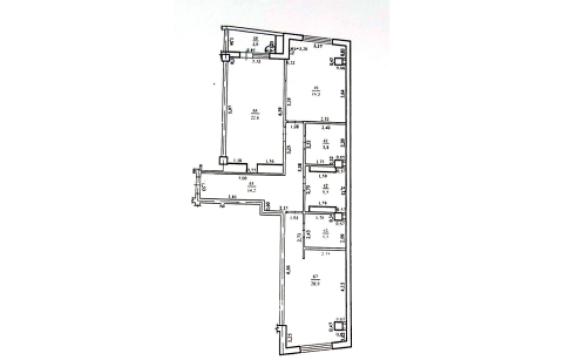Eldorado Terra! Bloc Nou! Râșcani, str. Bogdan-Voievod, 3 camere + living. Varianta albă!: 2